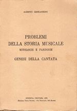 Problemi della storia musicale: mitologie e fandonie, genesi della cantata