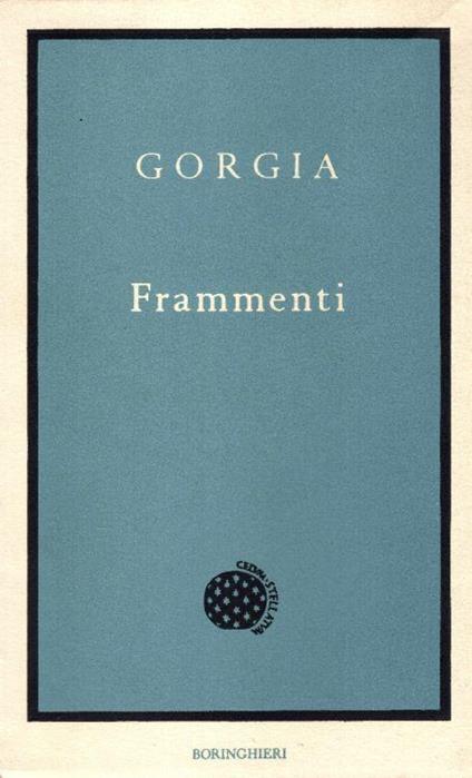 Frammenti - Gorgia - copertina