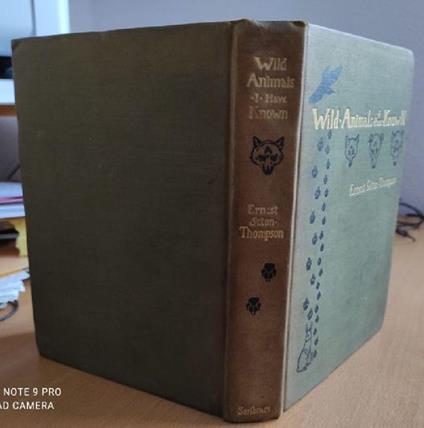 Wild animals I have known and 200 drwanings: being the personal histories of Lobo, Silverspot, Raggylug, Bingo, the Springfield Fox, the Pacing Mustang and Redruff - Ernest Thompson Seton - copertina