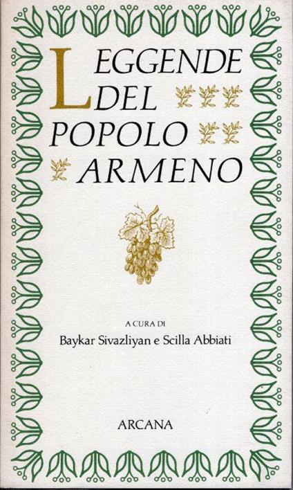 Leggende del popolo armeno - copertina