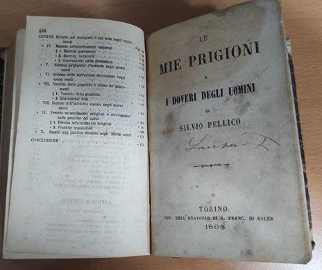 Nuovo galateo, insieme a Le mie prigioni e i doveri degli uomini, Torino, Tip. Oratorio San Franc. Di Sales, 1868 - Melchiorre Gioia - 3