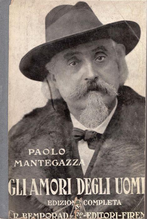 Gli amori degli uomini - Paolo Mantegazza - copertina