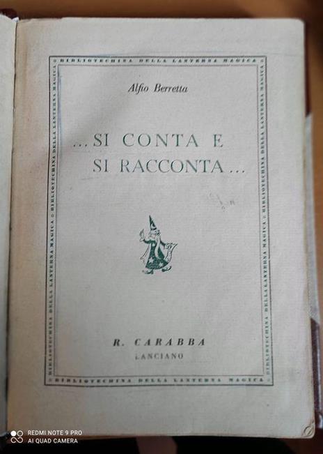 ... Si Conta E Si Racconta - Alfio Berretta - 2