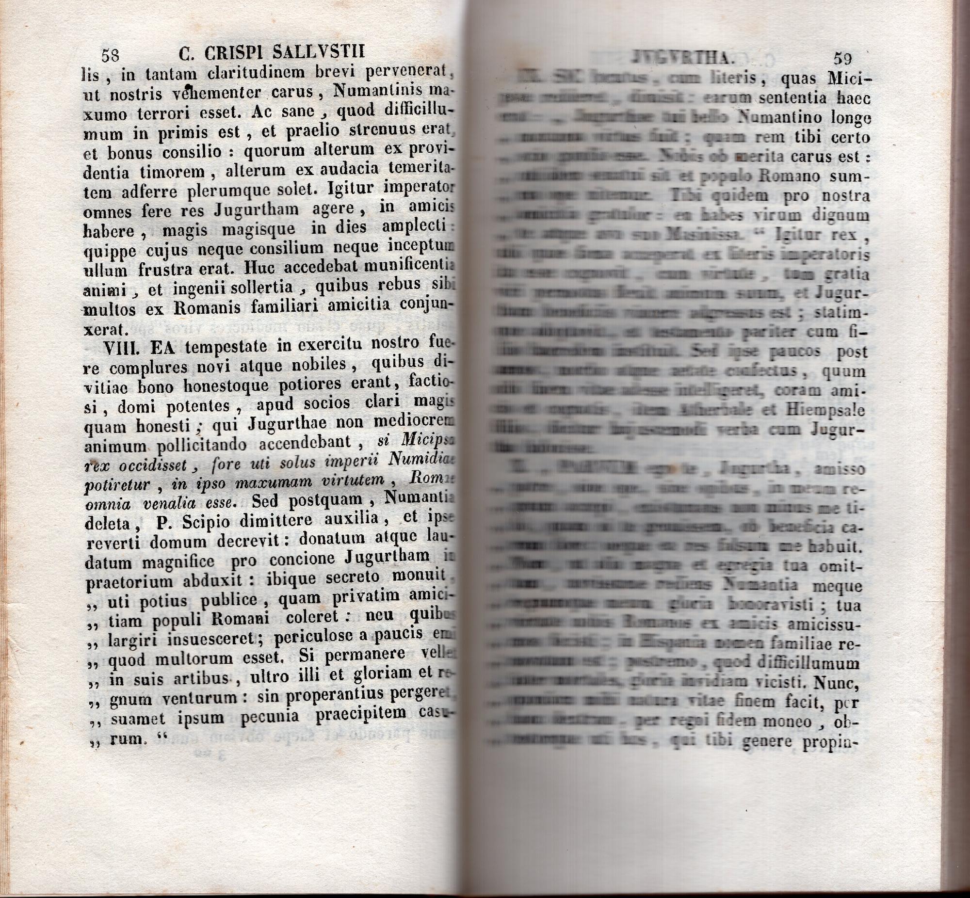 Caius Crispus Sallustius cum veterum historicorum fragmenti di: Sallustius Crispus Gaius