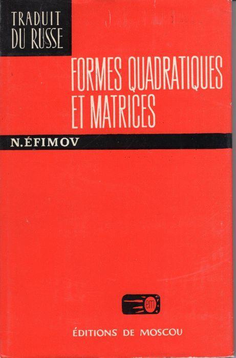 Formes quadratiques et matrices - copertina