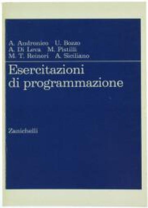 Esercitazioni di programmazione - copertina