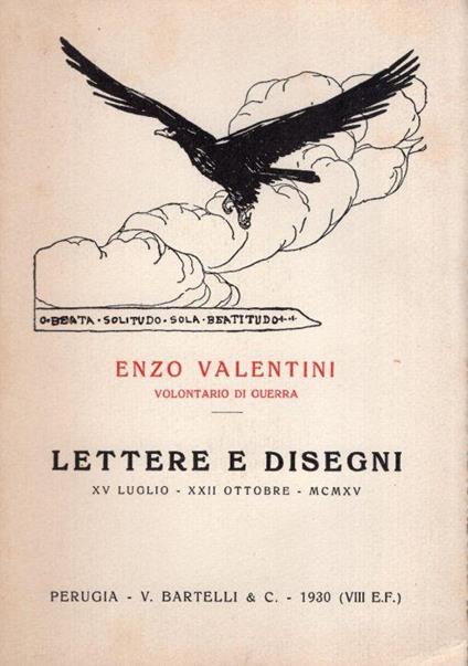 Lettere e disegni - Enzo Valentini - copertina