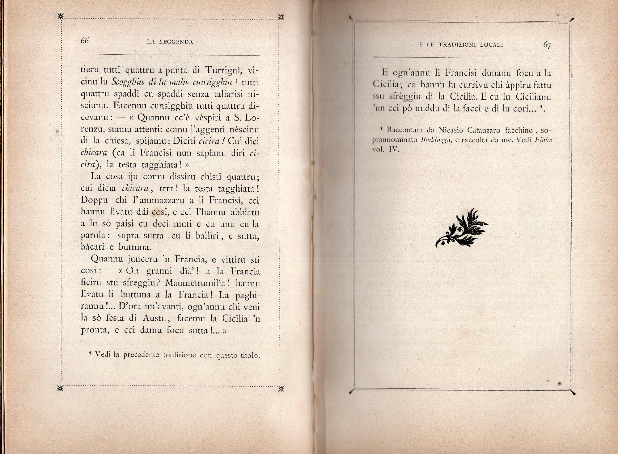 Il Vespro siciliano nelle tradizioni popolari della Sicilia