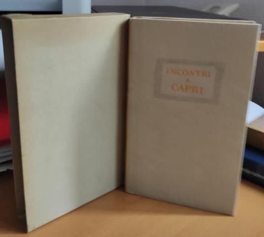 Incontri a Capri : 13-18 settembre 1948 - copertina