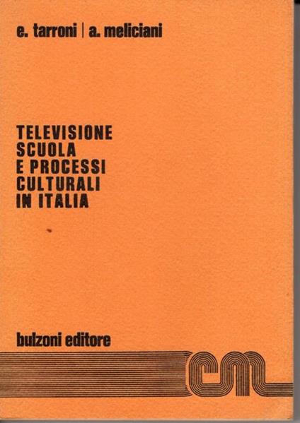 Televisione, scuola e processi culturali in Italia - copertina
