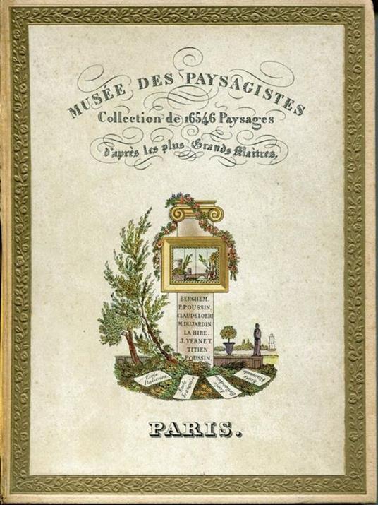 Musee des paysagistes : Collection de 16546 paysages d'apres les plus grands maitres. Edizione in facsimili - copertina