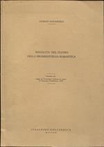 Socialità del teatro nella drammaturgia romantica