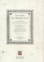Tesoro letterario di Ercolano (ristampa anast. 1858)
