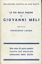 Le più belle pagine di Giovanni Meli, scelte da Francesco Lanza