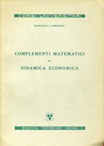 Complementi matematici di dinamica economica