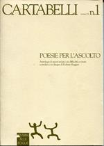 Poesie per l'ascolto, antologia di autori reclusi o in difficoltà a vivere