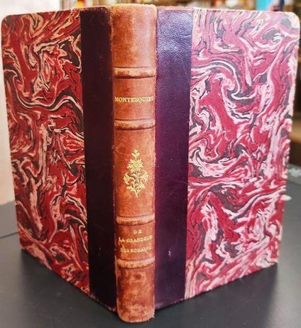 Considerations sur les causes de la grandeur des romains et de leur decadence, Deuxiéme édition - copertina