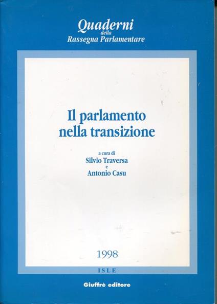 Il Parlamento nella transizione - copertina
