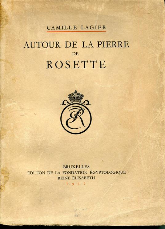 Autour de la pierre de rosette - copertina