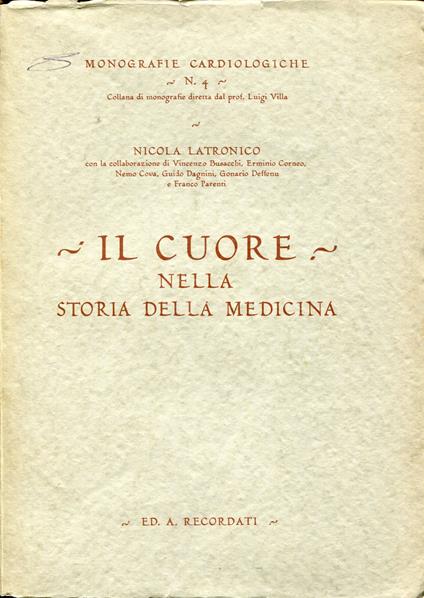 Il cuore nella storia della medicina - copertina