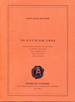 16 giugno 1904. Intervento cesareo su tre testi di Franco Ferrara nel genetliaco del giorno dell'Ulisse