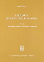 Lezioni di scienza delle finanze. L'intervento pubblico nel sistema economico (Vol. 1)