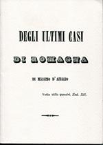 Degli ultimi casi di Romagna, Riproduzione facsimilare dell'edizione del 1946