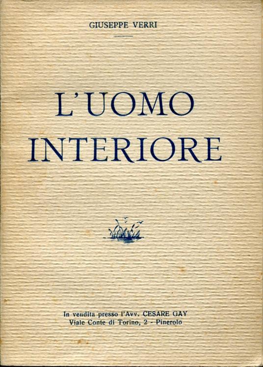 L' uomo interiore - Giuseppe Verri - copertina