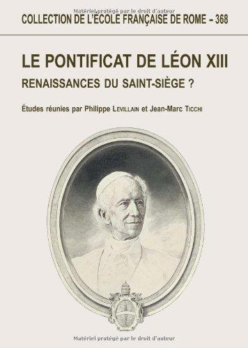 Le pontificat de Léon XIII: Renaissances du Saint-Siège ? - copertina