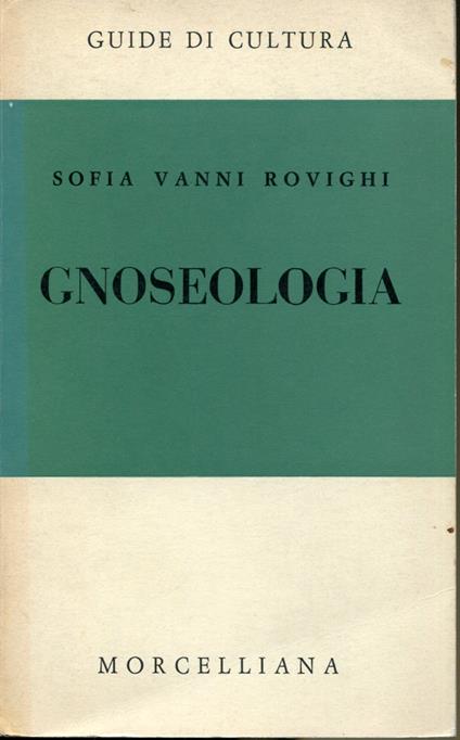 Gnoseologia - copertina