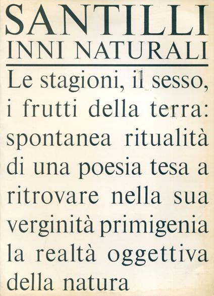 Inni naturali - copertina