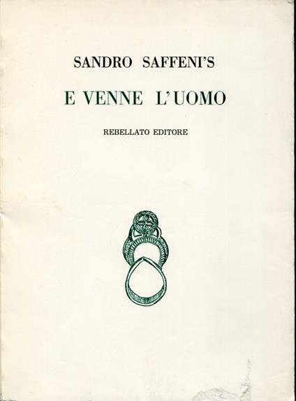 E venne l'uomo - copertina