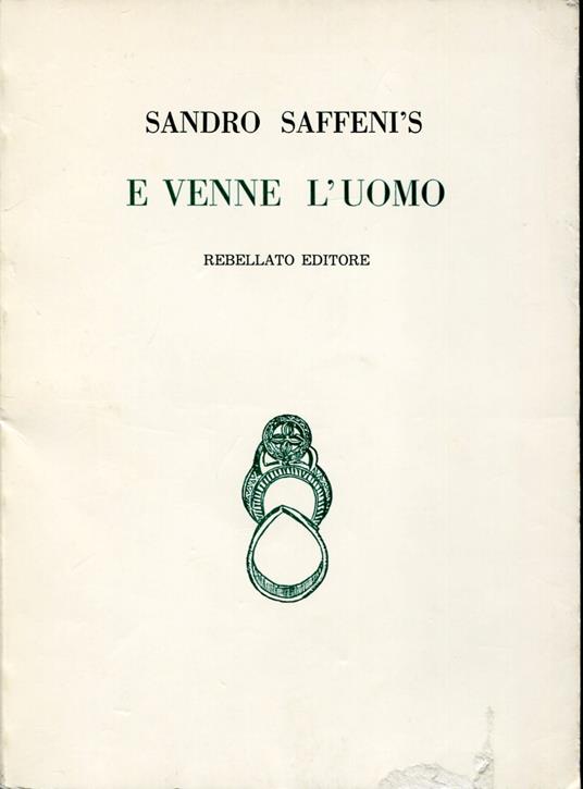 E venne l'uomo - copertina