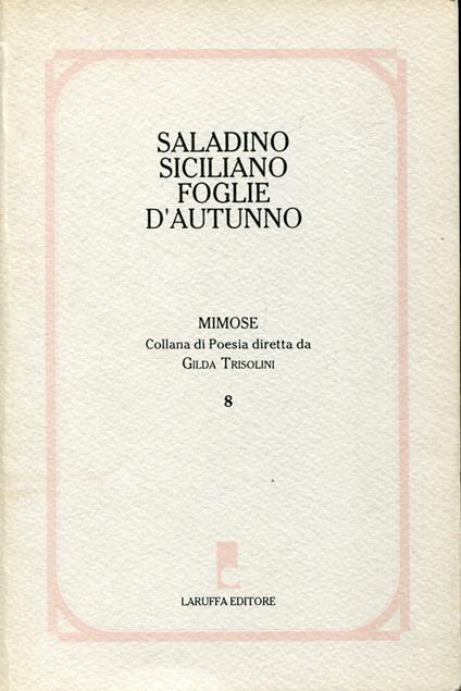 Foglie d'autunno - copertina