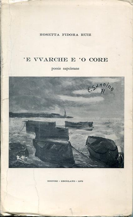 'E vvarche e 'o core : poesie napoletane - copertina