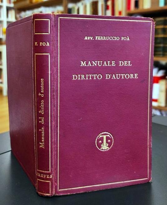 Manuale del diritto d'autore - copertina