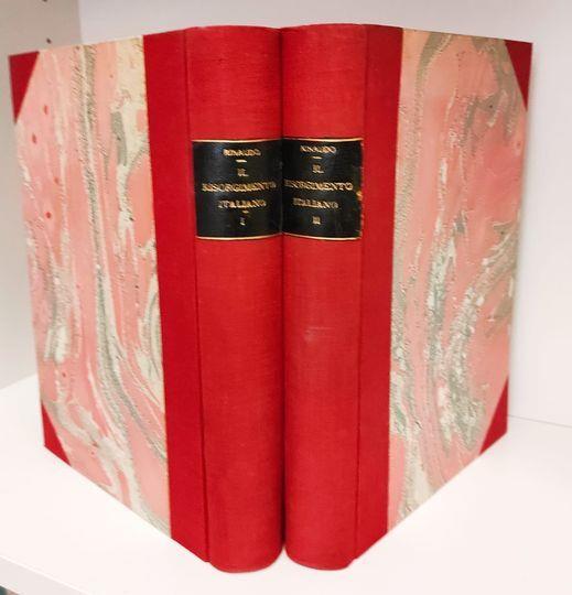 Il risorgimento italiano : conferenze, illustrate, con appendice bibliografica. 2 Volumi - Costanzo Rinaudo - copertina