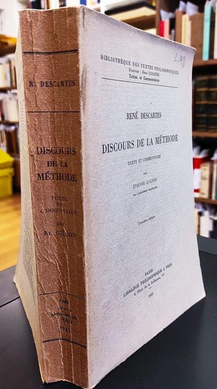 Discours de la methode - copertina