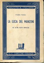 La Lucia del Manzoni ed altre note critiche