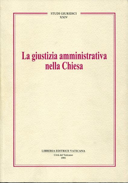 giustizia amministrativa nella Chiesa - copertina