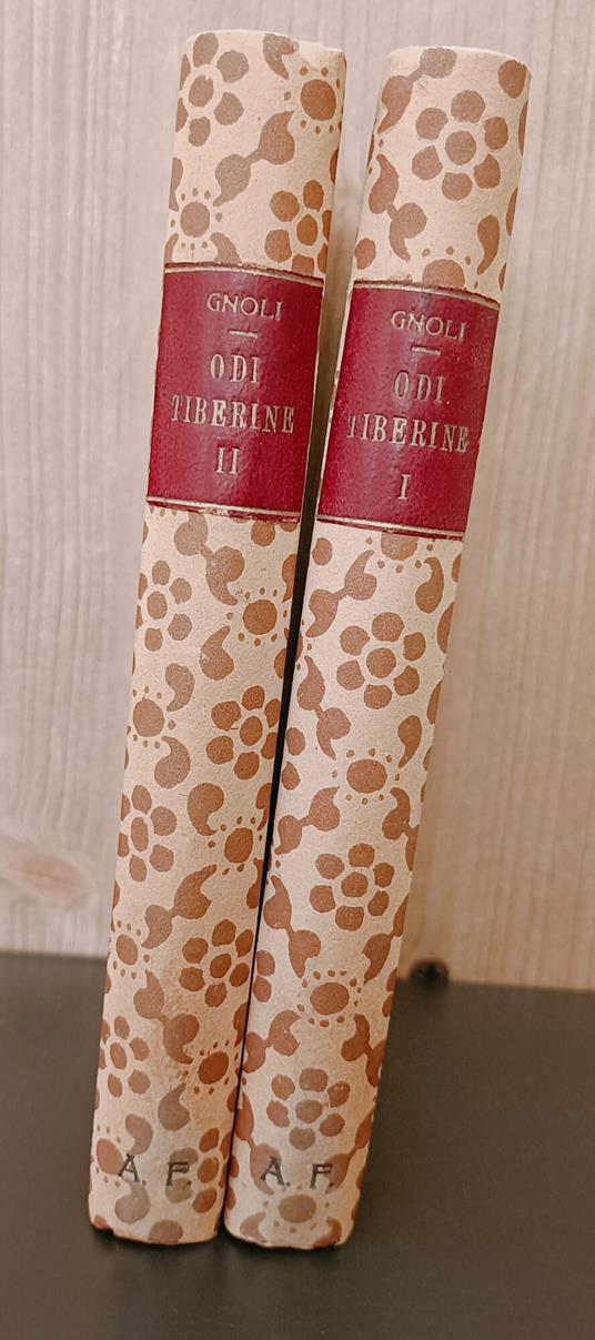 Vecchie e nuove odi tiberine. Vol. 1 e 2 - Domenico Gnoli - copertina