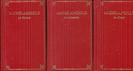 Scultura, La Pittura, I Disegni e l'Architettura a cura di Alessandro Parronchi e Armando Nocentini - Michelangelo Buonarroti - copertina
