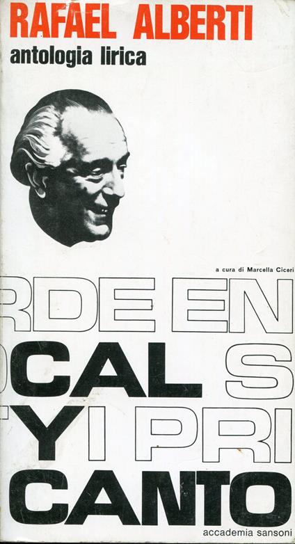 Cal y canto : antologia lirica - Rafael Alberti - copertina
