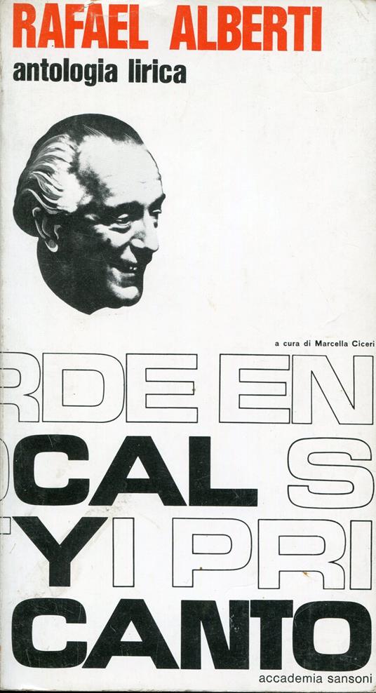 Cal y canto : antologia lirica - Rafael Alberti - copertina
