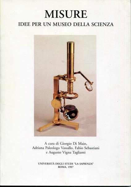 Misure : idee per un museo della scienza - copertina