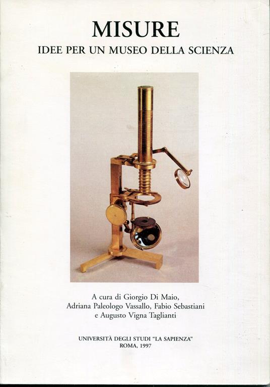 Misure : idee per un museo della scienza - copertina