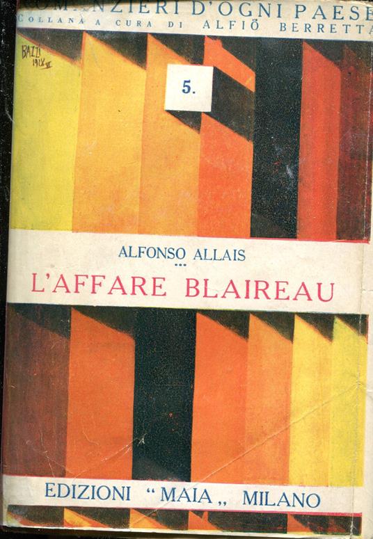 L' affare Blaireau - Alphonse Allais - copertina