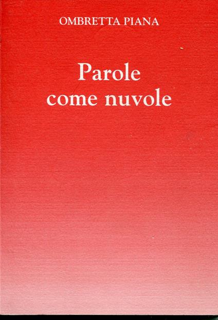 Parole come nuvole - copertina