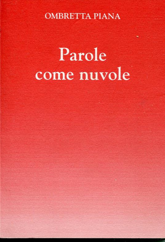 Parole come nuvole - copertina