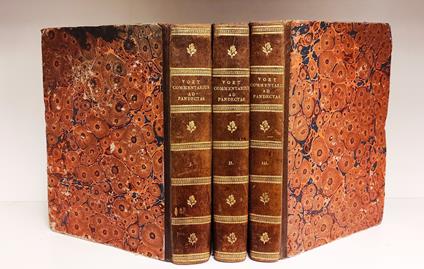 Commentarius ad Pandectas in quo praeter Romani iuris principia ac controversias illustriores jus etiam hodiernum et praecipuae fori quaestiones excutiuntur. Editio altera Neapolitana - copertina